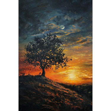 Sunset Artwork Canvas